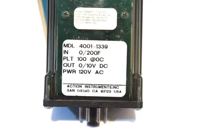 USED ACTION INSTRUMENTS 4001-1339 SIGNAL CONDITIONER 40011339