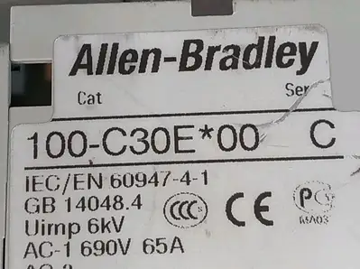 Allen Bradley 100-C30EJ10/C Contactor Loc4E20