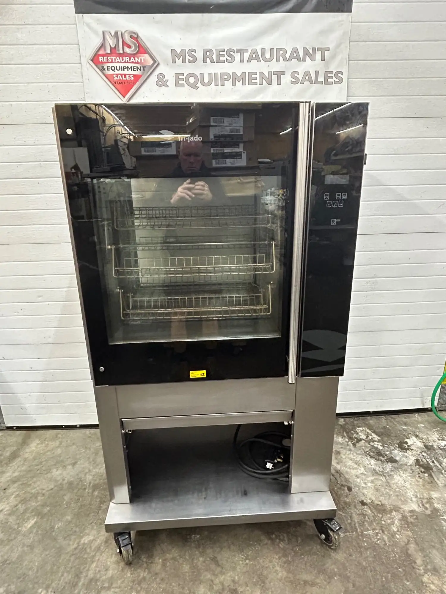 FriJado TDR7-P Single Stack Rotisserie Oven 208V 3ph Electric Refurbished Tested and Working