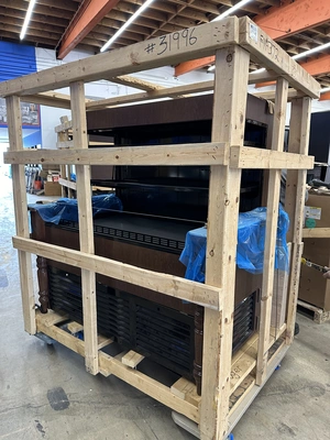 130-0199 Wasserstrom 5 Soup Well Hot Case with Self Contained Grab n Go Cooler