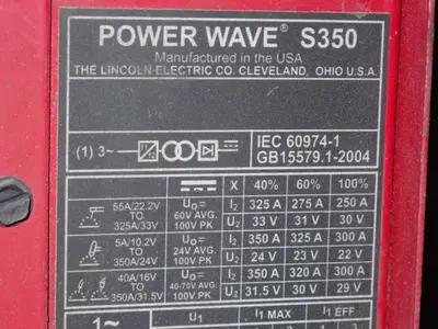 Used LINCOLN POWER WAVE S350 Welding Machinery (Other) Ohio US | HGR 24 #909989
