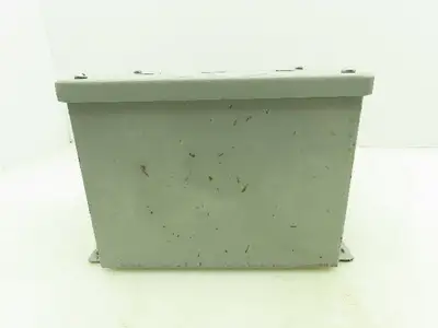 SCE 8x6x6" Steel Electrical Enclosure Junction Box with Euro 4 Terminal Blocks