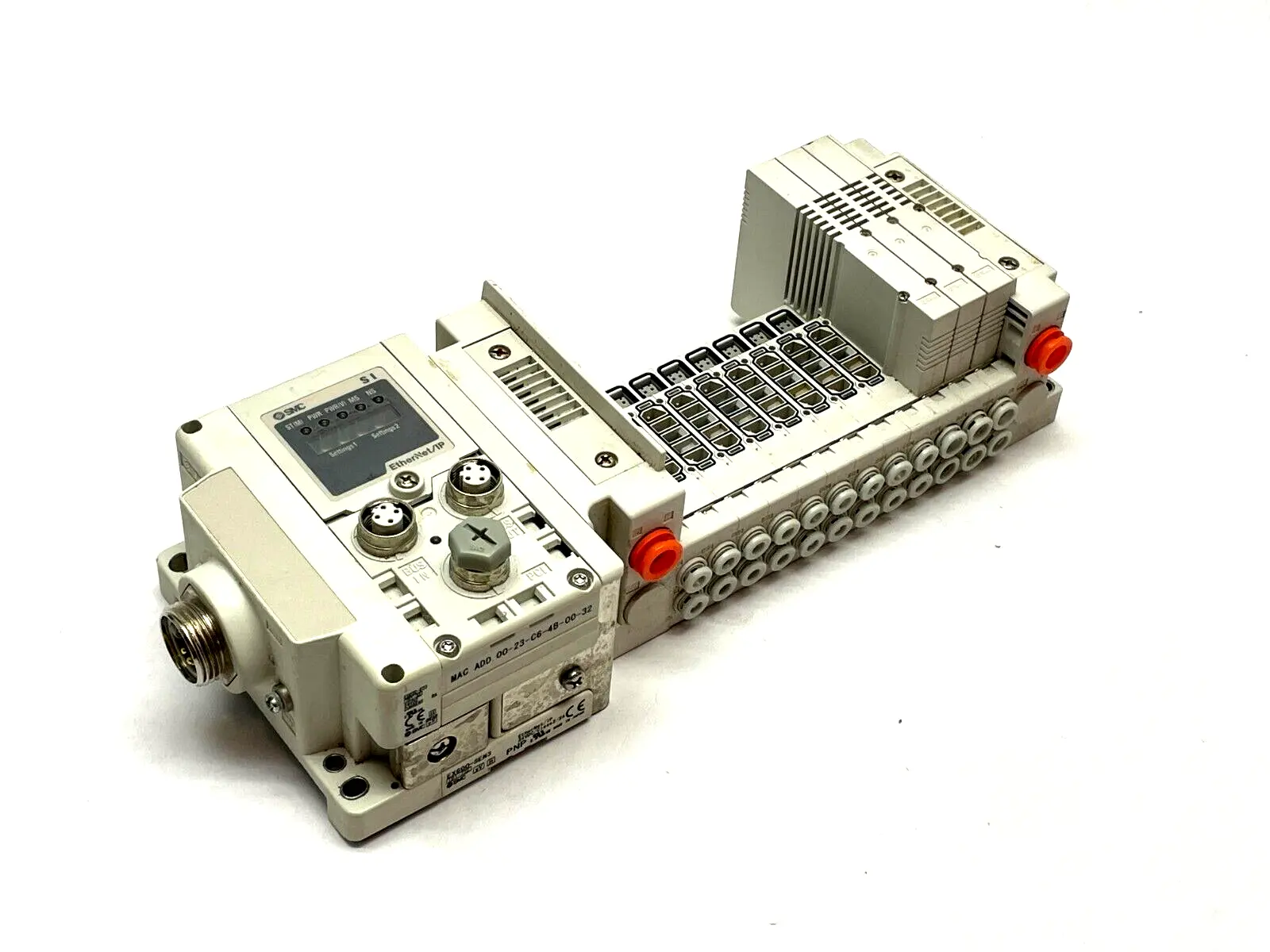 SS5Y3-10S6EB3-12F-N3 | SMC  Ethernet IP Manifold Assembly - Used