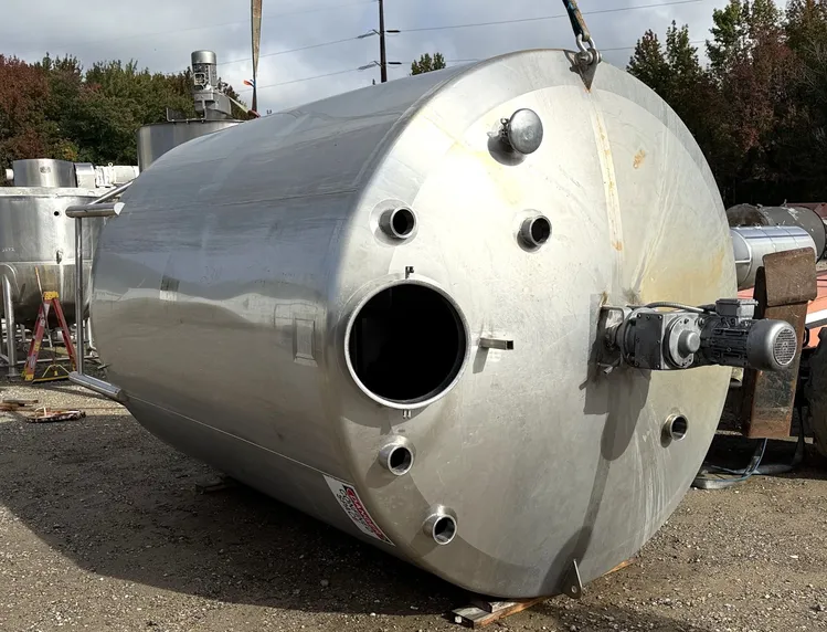 Used SPRINKMAN 4000 Gallon Stainless Steel Mix Tank Stainless Steel Tanks New Jersey US | EcReCon Inc #1464138