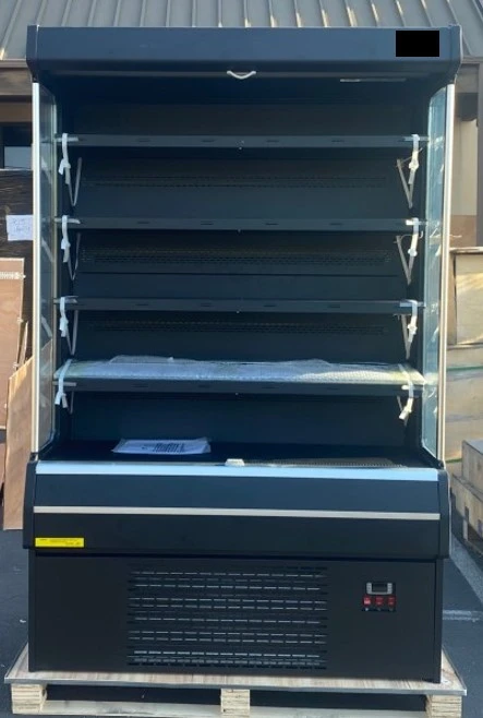 171-0026 52” Open Air Self Contained Refrigerated Curtain Merchandiser Cooler