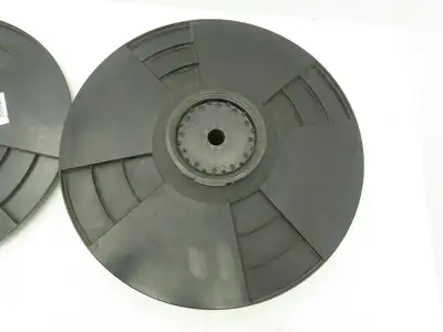 Transpak NA Strap/Band Roll Holder Spool 19.5" Hub Nut Slotted Side Has Crack