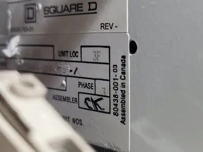 USED SQUARE D MODEL 6
