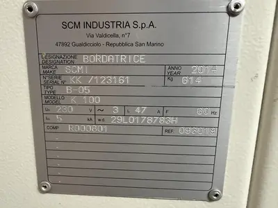 Used 2014 SCM OLYMPIC K100 Edge Banders Florida US | Reardon Machinery #1343522