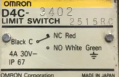 Used OMRON D4C-3402 Relays & Switches Michigan US | Ideal Machinery #1261413