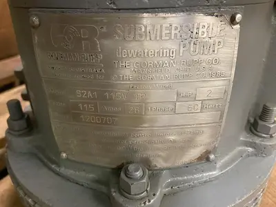 USED GORMAN-RUPP S2A1-115V-1P