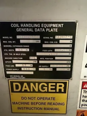 ROWE PM-EAC-163-240 Coil Feed Lines | Gulf Coast Machinery (17)