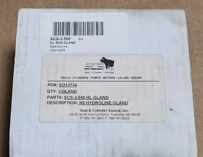 NEW Seal & Cylinder Source,Inc. SCS-3.500