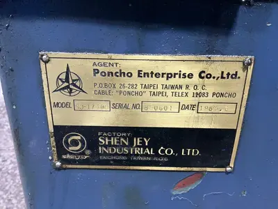 Used 1985 SHEN JEY INDUSTRIAL SJ1740G Engine Lathes Ohio US | HGR 24 #1406334