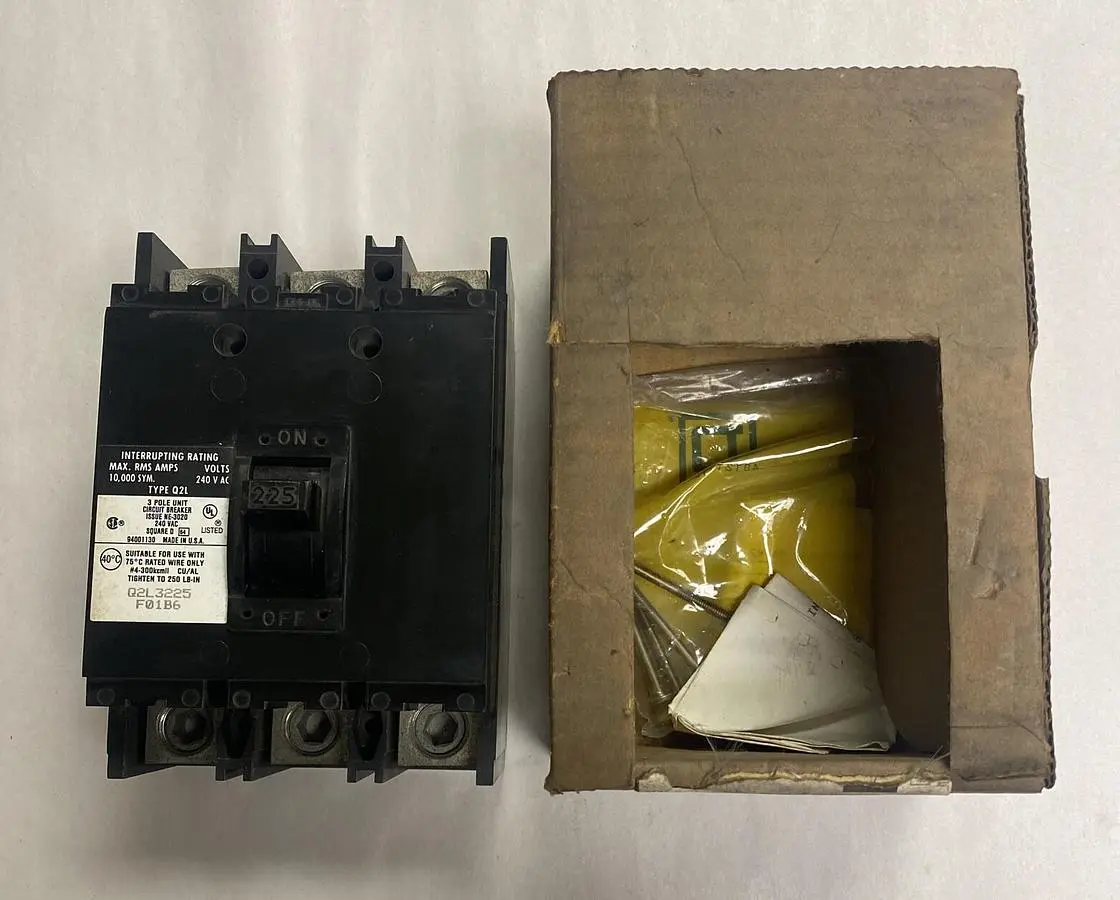 New | in-Stock SQUARE D Q2L3225F01B6 Miscellaneous Equipment (Electrical & Power) | Surplus Asset Holdings #1188454