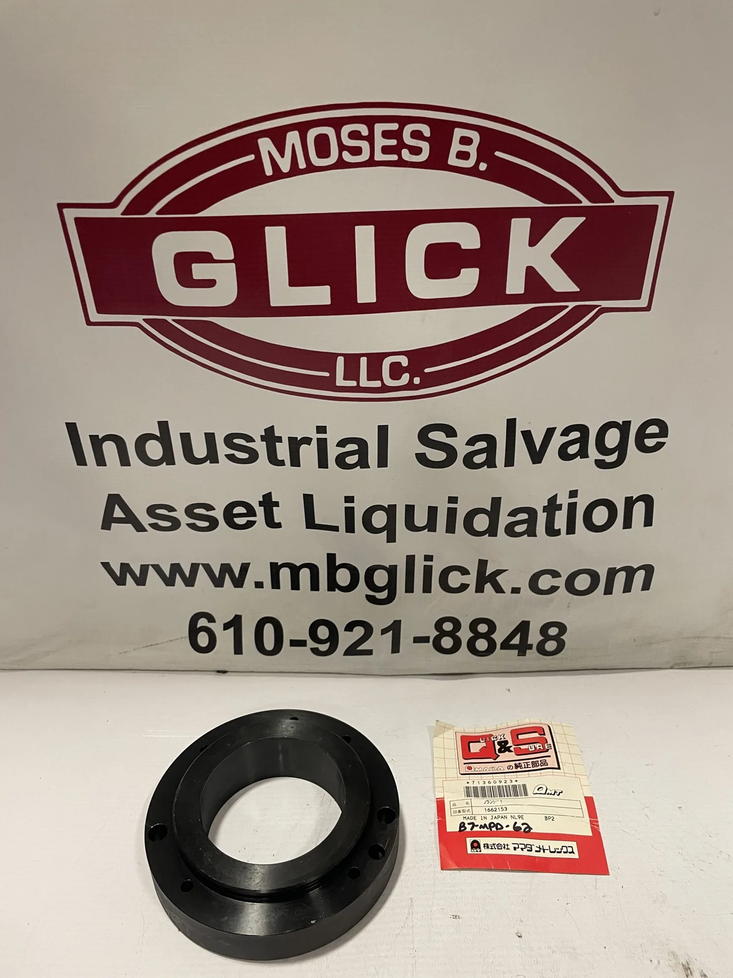 Amada Quick & Sure 1662153 NL9E-BP2 Replacement Part -NOS