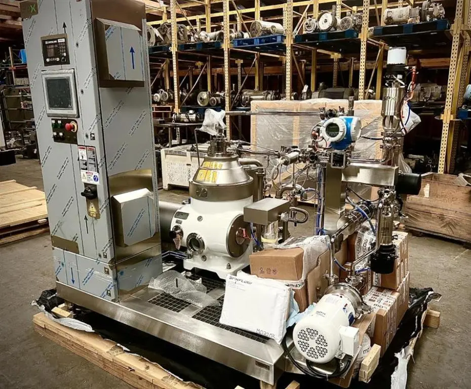 NEW: SPX Seital SE 101 HBIV-Q3P2 hermetic juice clarifier skid, 304SS.