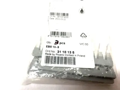 USED PHOENIX CONTACT GRAY INSERTION JUMPER BRIDGE