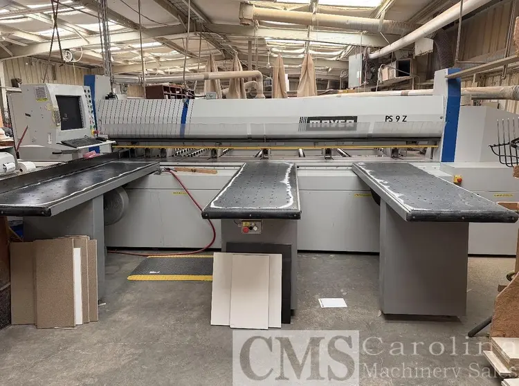 Used 2008 MAYER PS9Z FRONT LOADING PANEL SAW Woodworking Panel Saws North Carolina US | CAROLINA MACHINERY SALES #1015623