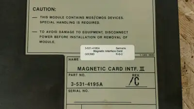 Cincinnati Milacron Magnetic Card Intf. II 3-531-4195A Rev C. 3C