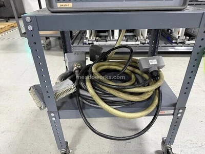 Used HUSKY 12 ZONE HOT RUNNER CONTROLLER W/CABLES ON ROLLING CART Temperature Controls Illinois US | Meadoworks #1503394