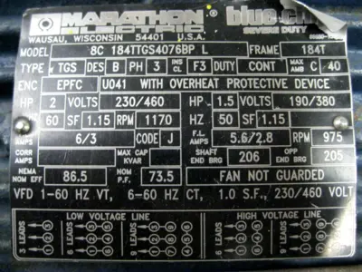 USED Gorman-Rupp GHS1 1/2GH3-B
