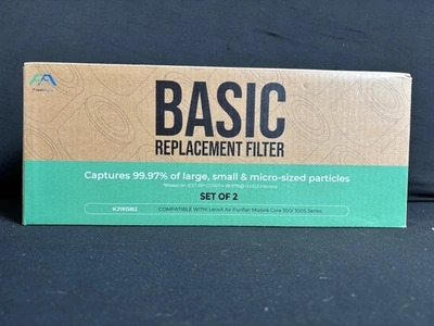 FreshAura Basic Replacement Filter - 2-Pack - Compatible With Levoit Core 300/300S Series