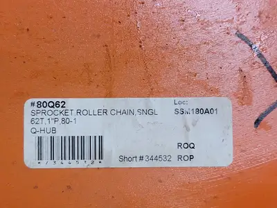 Roller Chain Sprocket No. 80Q62
