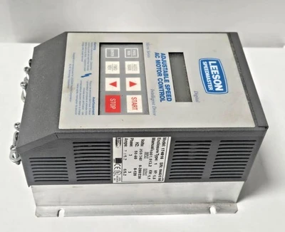 Leeson Speedmaster Adjustable Speed AC Motor Controller # 174916 HP 1-1/2
