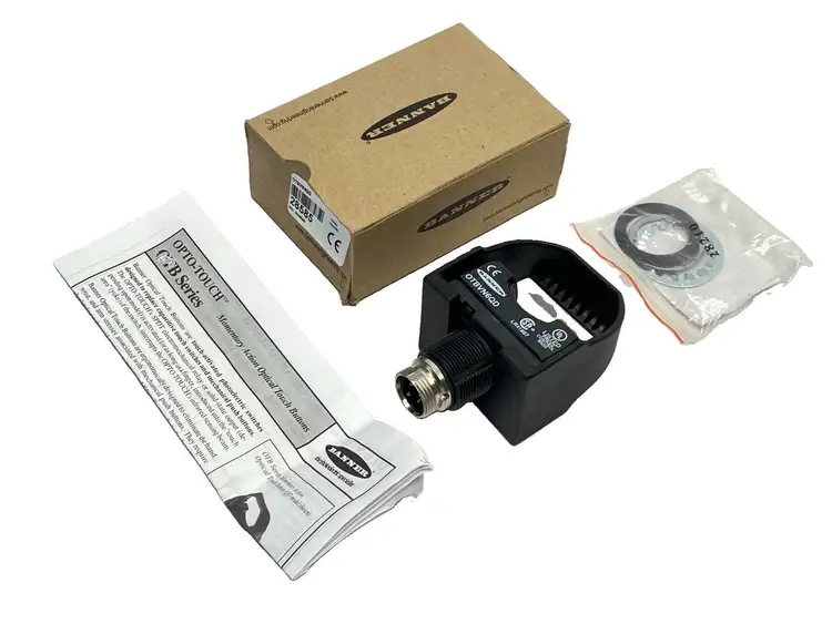 New | in-Stock Banner Engineering Momentary Action Optical Touch Button w/Black F.C. 28585 Photoelectric Sensors Michigan US | Maverick Industrial Sales #1402475