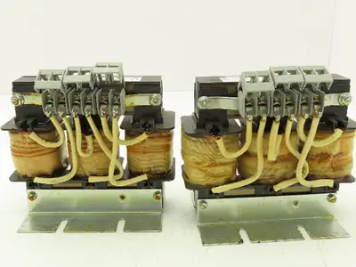 Trans-Coil KLR8CTB KLR12CTB Line Reactor 3PH 600V 8A 12A Mixed Lot of 2