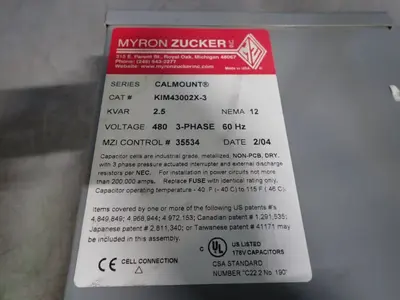 NEW MYRON ZUCKER KIM43002X3