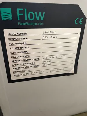 2015 FLOW MACH 2-2031B WATER JET CUTTING, CNC | Machinery Network (12)