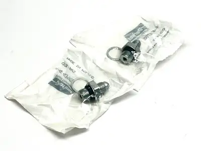 4-4F4OMXS | Parker  Triple-Lok 37 Degree Flare JIC Tube Fitting LOT OF 2 - New