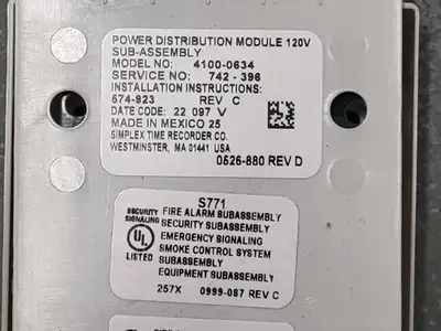 NEW SIMPLEX 4100-0634