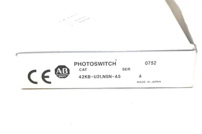 NEW ALLEN BRADLEY 42KB-U2LNSN-A5 PHOTOSWITCH SER.A 42KBU2LNSNA5