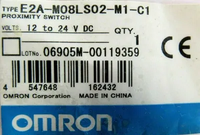 NEW OMRON E2A-M08LS02-M1-C1 PROXIMITY SWITCH E2AM08LS02M1C1