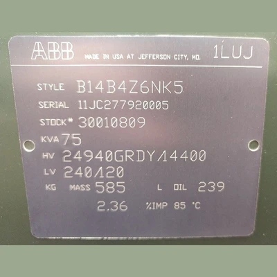 USED ABB 1LUJ.