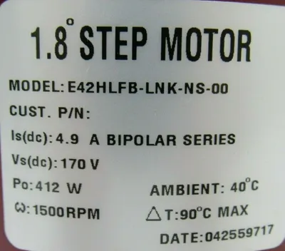 NEW PACIFIC SCIENTIFIC E42HLFB-LNK-NS-00 STEP MOTOR E42HLFBLNKNS00