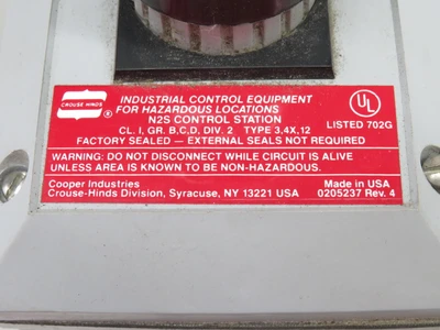 Used INDUSTRIAL CONTROL EQUIPMENT _UNKNOWN_ Relays & Switches | OCO Industrial #1695578