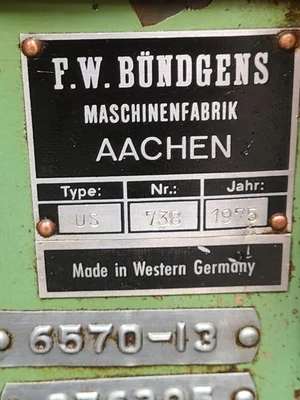 Bundgens Wire Cold Forming Nail Pin Machine Header Jouhsen Buendgens Germany