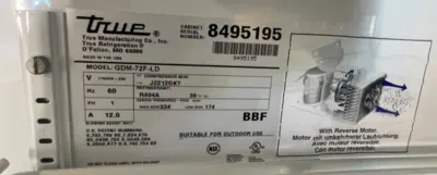 75-0473 True GDM-72F 3 Glass Door Freezer
