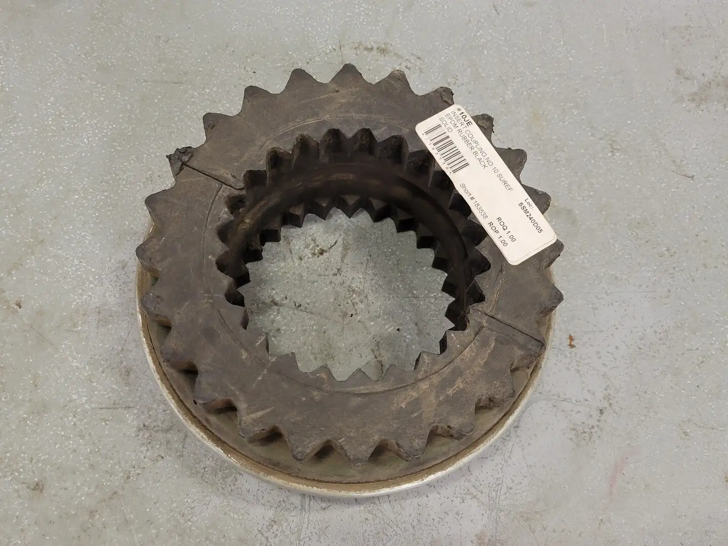 10JE Sleeve Coupling Insert 7.5" x 7.5" Bore