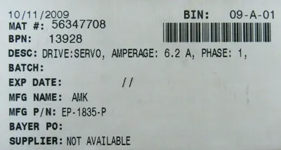 NEW AMK AMKASYN KU2-0-2-1 SERVO DRIVE EP-1835-P AMKASYNKU2021 45647-0215-834098