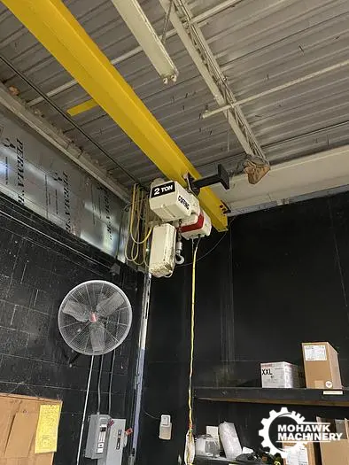 2 TON COFFING "ED4016-3" ELECTRIC CHAIN HOIST W/TROLLEY & PENDANT