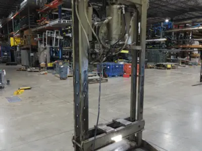 Hydraulic Press 20 Ton H Frame 120V Powered Pump Double Acting Cylinder