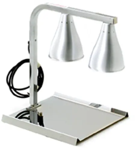 Eagle Group BW-2-120 2 Bulb Portable Heat Lamp w/ Adjustable Arm, Steel, 120v
