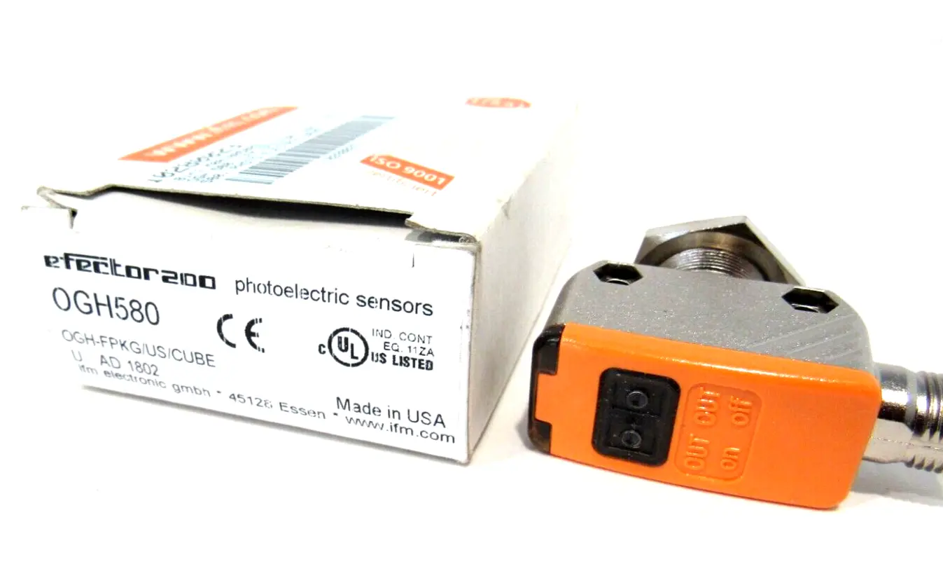 NEW IFM EFECTOR OGH-FPKG/US/CUBE SENSOR OGH580 OGHFPKGUSCUBE
