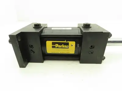 Parker Double Rod Pneumatic Air Cylinder 3.25" Bore 3" Stroke 16" Rod 250psi