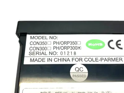 USED COLE PARMER TEMPERATURE DIN CONTROLLER 1/8" DIN 2 SPDT RELAYS