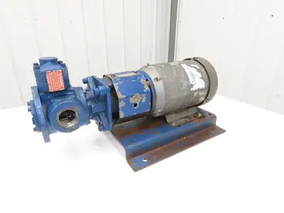 Gorman Rupp GHC1 1/2GF3-B0003 Positive Displacement Gear Pump 1.5"NPT 23GPM 3Hp